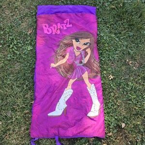AUCRL2 0205 Thrifted Vintage Pink Purple Bratz Sleeping Bag - RACH0